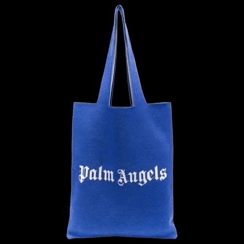 Palm Angels PA Knit Shopper 'Navy Blue/White'