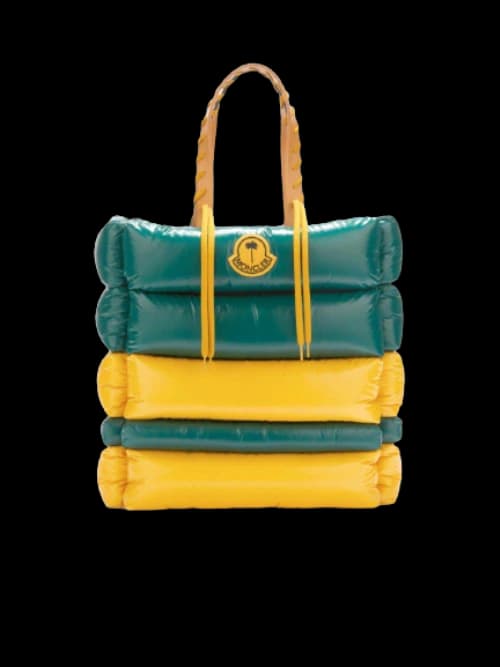 Moncler x Palm Angels Tote Bag Green/Yellow