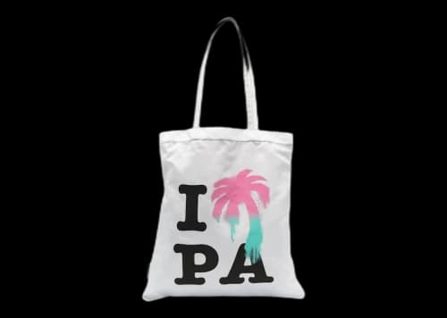 Palm Angels I Love PA Tote Bag White/Multi