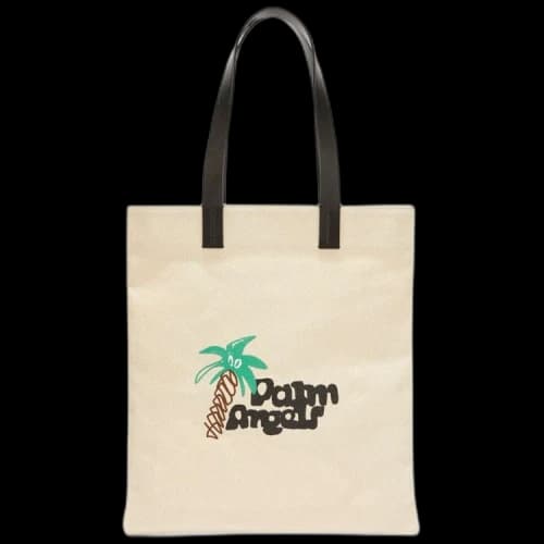 Palm Angels Sketchy Shopping Bag 'Butter/Black'