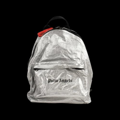 Palm Angels Metallic Small Backpack 'Silver'