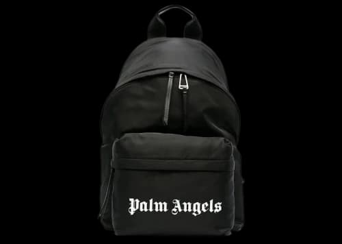 Palm Angels Logo-print Backpack Black