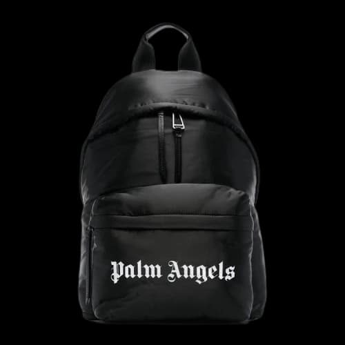 Palm Angels Men Classic Logo Backpack Black/White