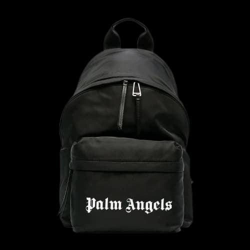 Palm Angels Essential Small Backpack 'Black/White'