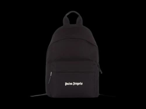 Palm Angels Cordura Logo Backpack Black