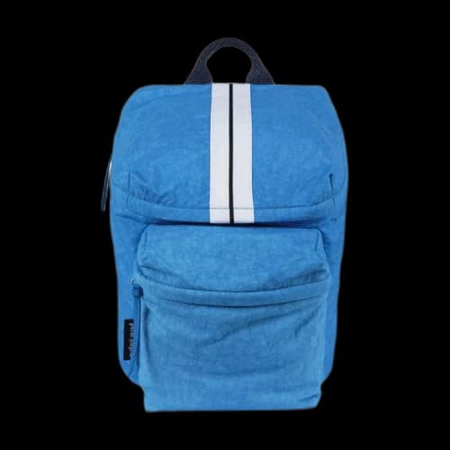 Palm Angels Striped Backpack 'Blue'