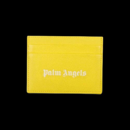 Palm Angels Card Holder 'Yellow/White'