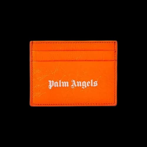 Palm Angels Logo Bright Card Holder 'Orange'