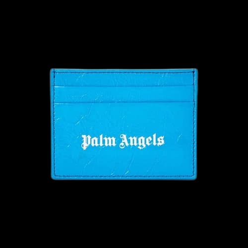 Palm Angels Logo Bright Card Holder 'Light Blue'