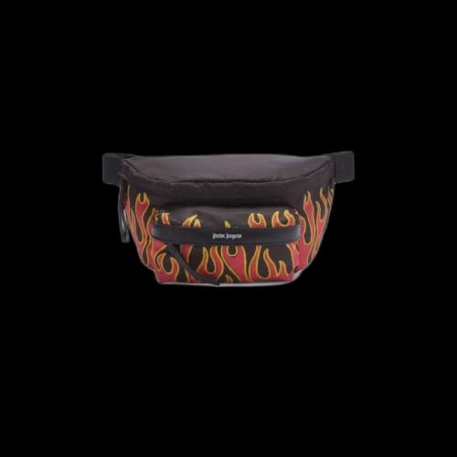 Palm Angels Fannypack Printed Flames 'Red/White'