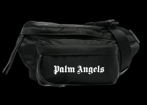 Palm Angels Essential Logo Belt Bag Black