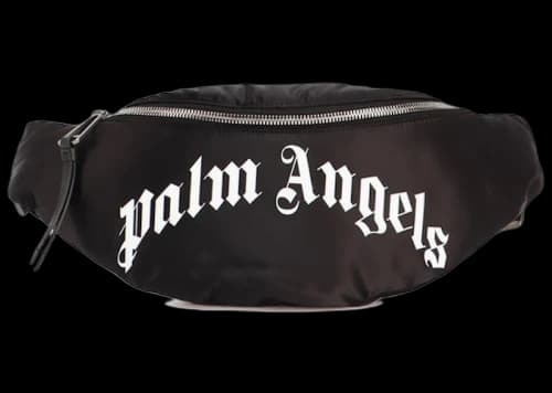 Palm Angels Curved Logo Belt Bag Black