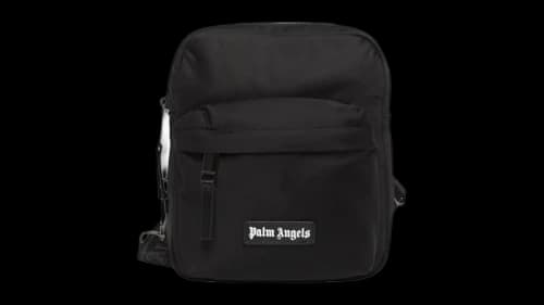 Palm Angels Logo Crossbody Bag Black