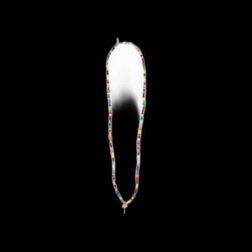 Palm Angels Long Palm Rainbow Necklace 'Multicolor/Gold'