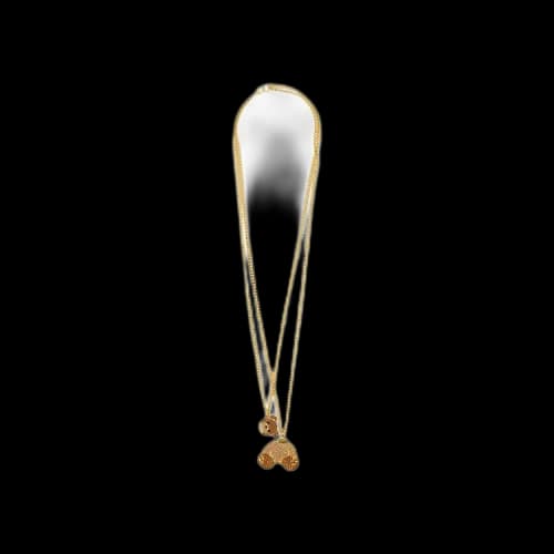 Palm Angels Bear Necklace 'Gold'