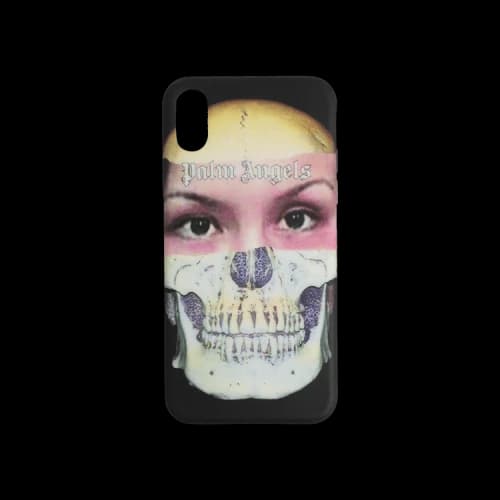 Palm Angels Skull Face Print iPhone X Case 'Black'
