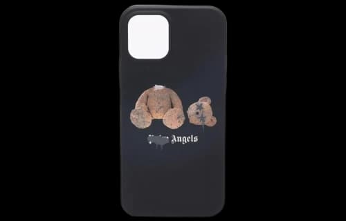 Palm Angels Spray PA Bear iPhone Case 12/12 Pro 'Black/Brown'