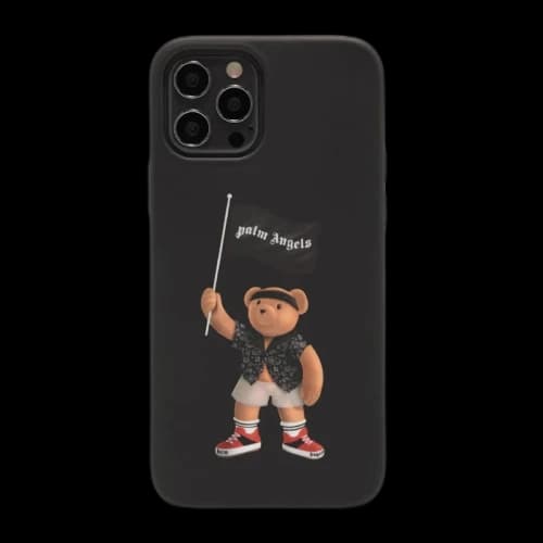 Palm Angels Pirate Bear iPhone 12 Pro Max Case Black