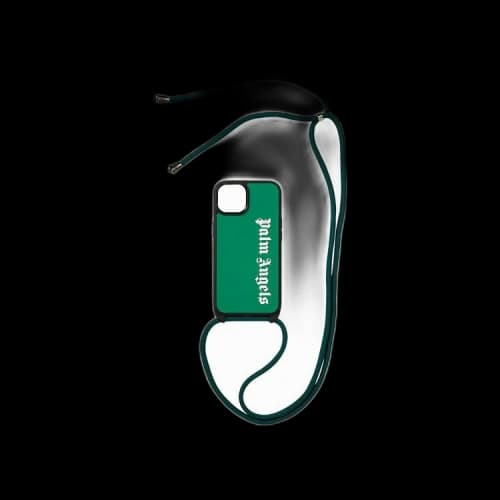 Palm Angels Classic Logo iPhone 14 Case 'Forest Green'