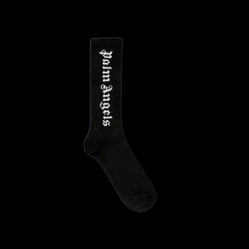 Palm Angels Classic Logo Socks 'Black/White'