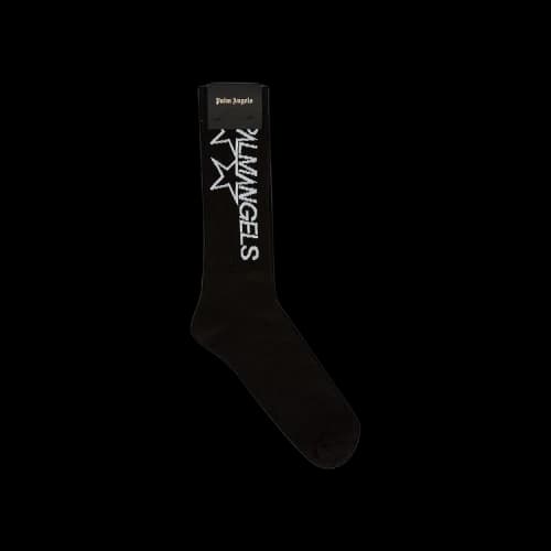 Palm Angels Racing Star Socks 'Black'
