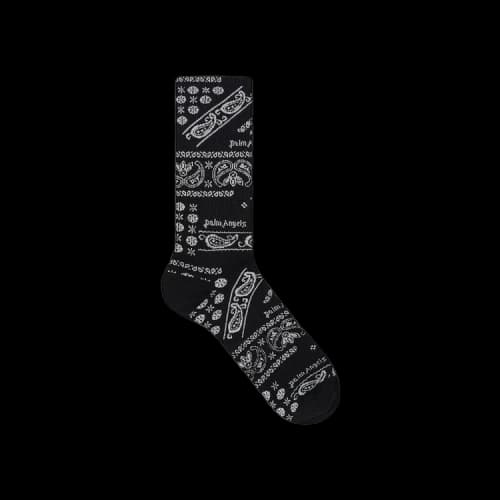 Palm Angels Bandana Socks 'Black'