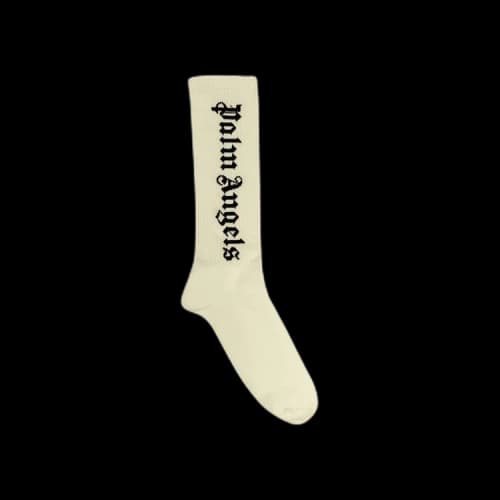 Palm Angels Classic Logo Socks 'Butter/Black'