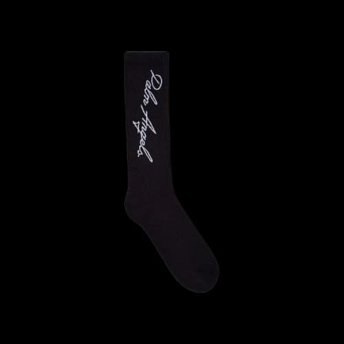 Palm Angels Miami Logo Socks 'Black/White'