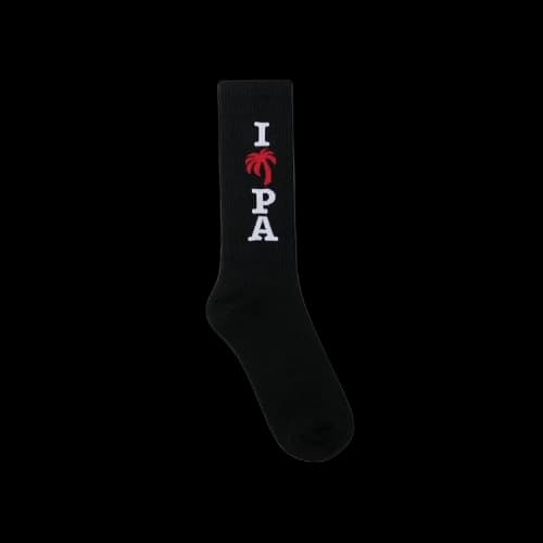 Palm Angels I Love PA Socks 'Black'