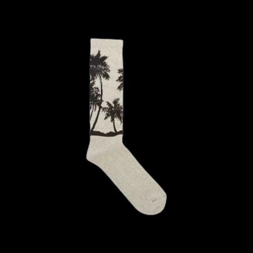 Palm Angels Palms Shadow Socks 'Grey/Black'