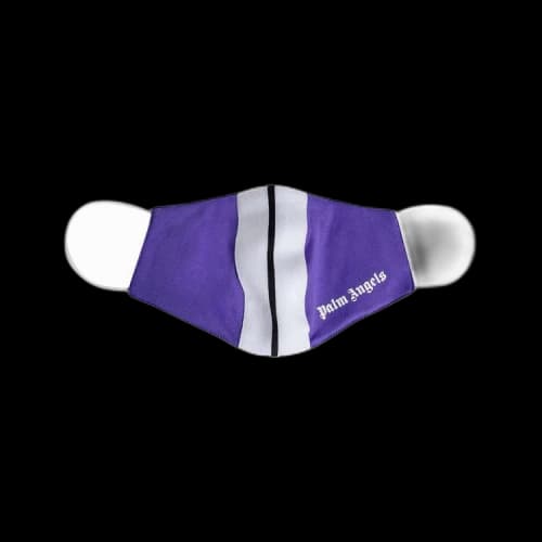 Palm Angels Classic Track Mask 'Purple/White'