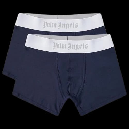 Palm Angels Boxer Shorts (2 Pack) 'Navy'
