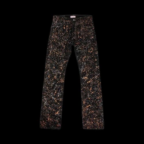 Palm Angels Paint Splatter Denim Jeans 'Black'