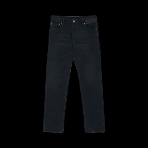 Palm Angels Corduroy Logo Regular 5 Pocket Pants Black