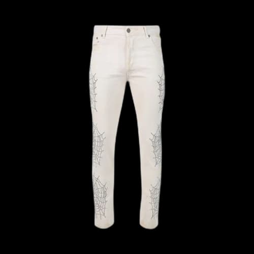 Palm Angels Spider Regular 5 Pockets 'Off White'