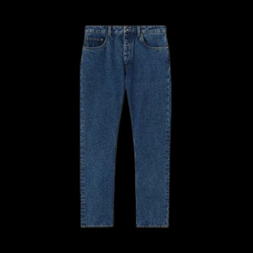Palm Angels Monogram Straight Jeans 'Light Blue'