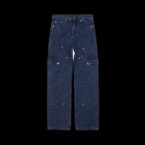 Palm Angels Frame Cargo Pant 'Indigo Blue'