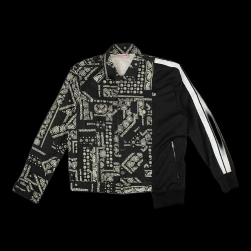 Palm Angels Denim Deconstructed Jacket 'Black'