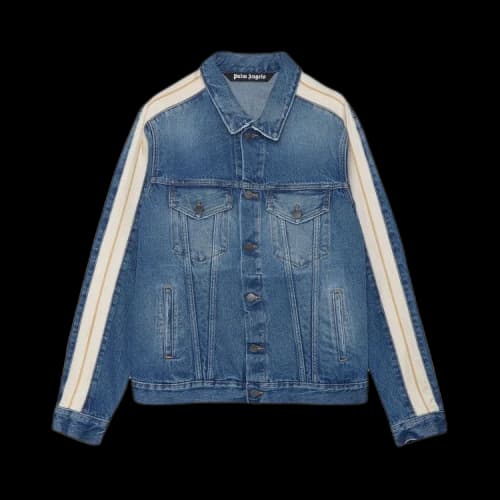 Palm Angels Track Denim Jacket 'Light Blue'