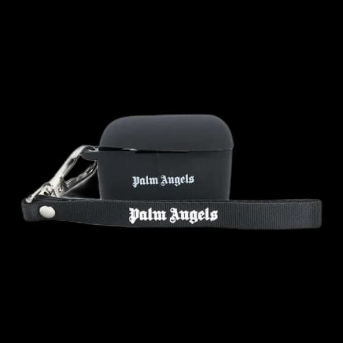 Palm Angels Logo Airpod Pro Case 'Black/White'