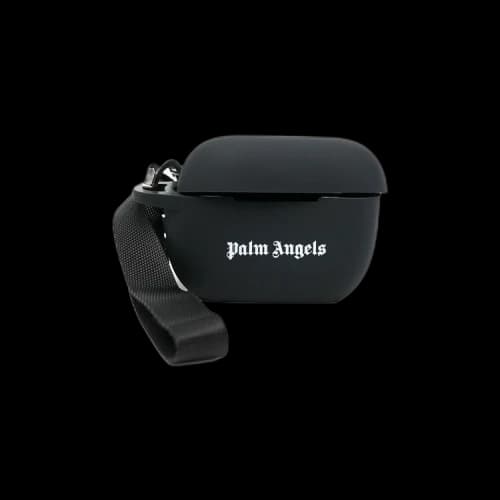 Palm Angels Classic Logo Airpods Pro Case 'Black/White'