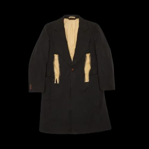 Comme des Garçons Homme Plus Long Blazer With Zips 'Black'