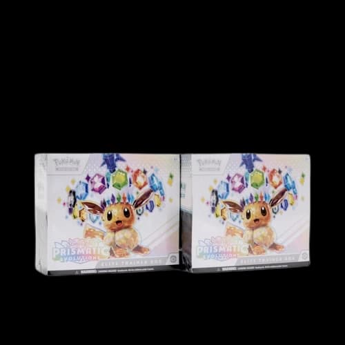 Pokémon Scarlet & Violet Prismatic Evolutions Elite Trainer Box 2x Lot