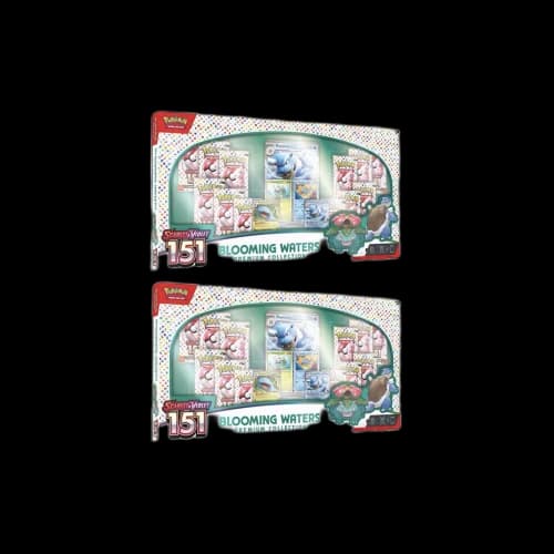 Pokémon Scarlet & Violet 151 Blooming Waters Premium Collection Box 2x Lot