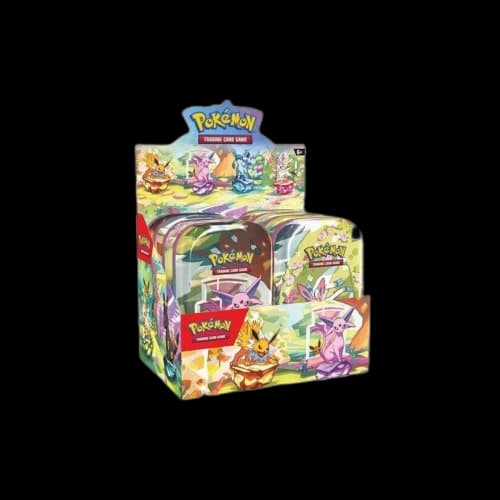 Pokémon Scarlet & Violet Prismatic Evolutions 8 Tin Mini Display