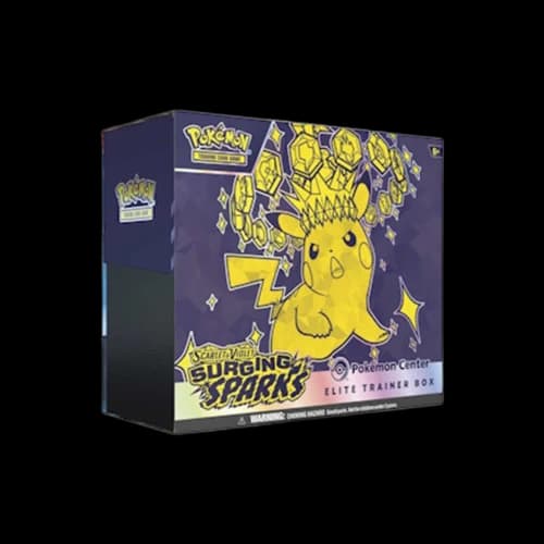 Pokémon Scarlet & Violet Surging Sparks Pokemon Center Elite Trainer Box