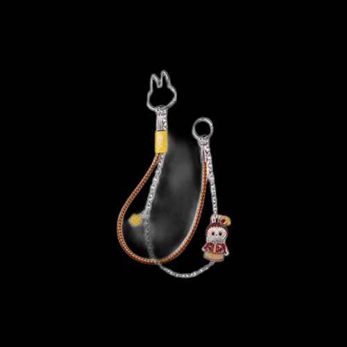 Pop Mart Labubu The Monsters Let's Checkmate Series King Pendant