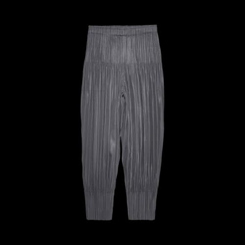 Pleats Please Issey Miyake Fluffy Basics Pants 'Grey'