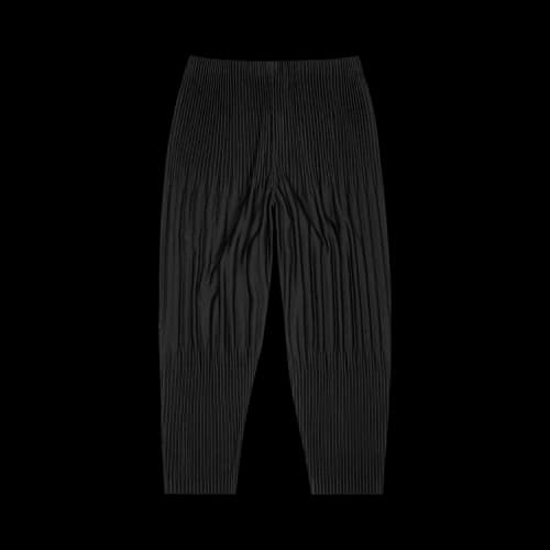 Pleats Please Issey Miyake Basic Straight Pants 'Black'