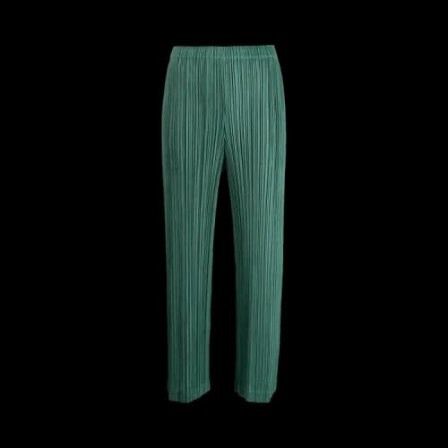 Pleats Please Issey Miyake Thicker Bottom Pants 'Green'